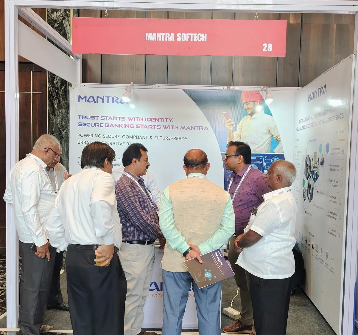 Mantra Softech booth at AIUCBS 2026